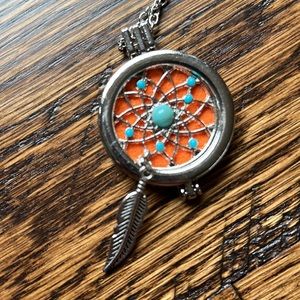 Aromatherapy essential oil diffuser necklace